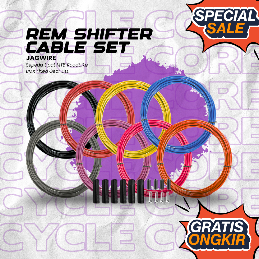 Jual Kabel Set JAGWIRE Rem Shifter Cable Set Sepeda Lipat MTB Roadbike ...