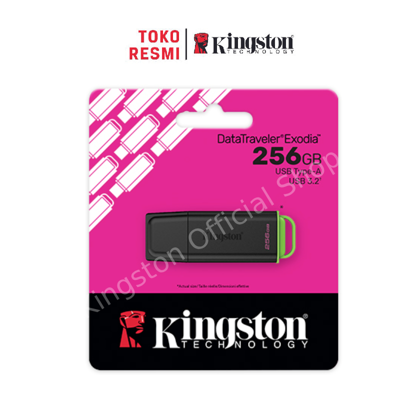 --New 2026-- Kingston USB Flashdisk 3.2 DataTraveler Exodia 256 Gb (DTXG2/256GB)