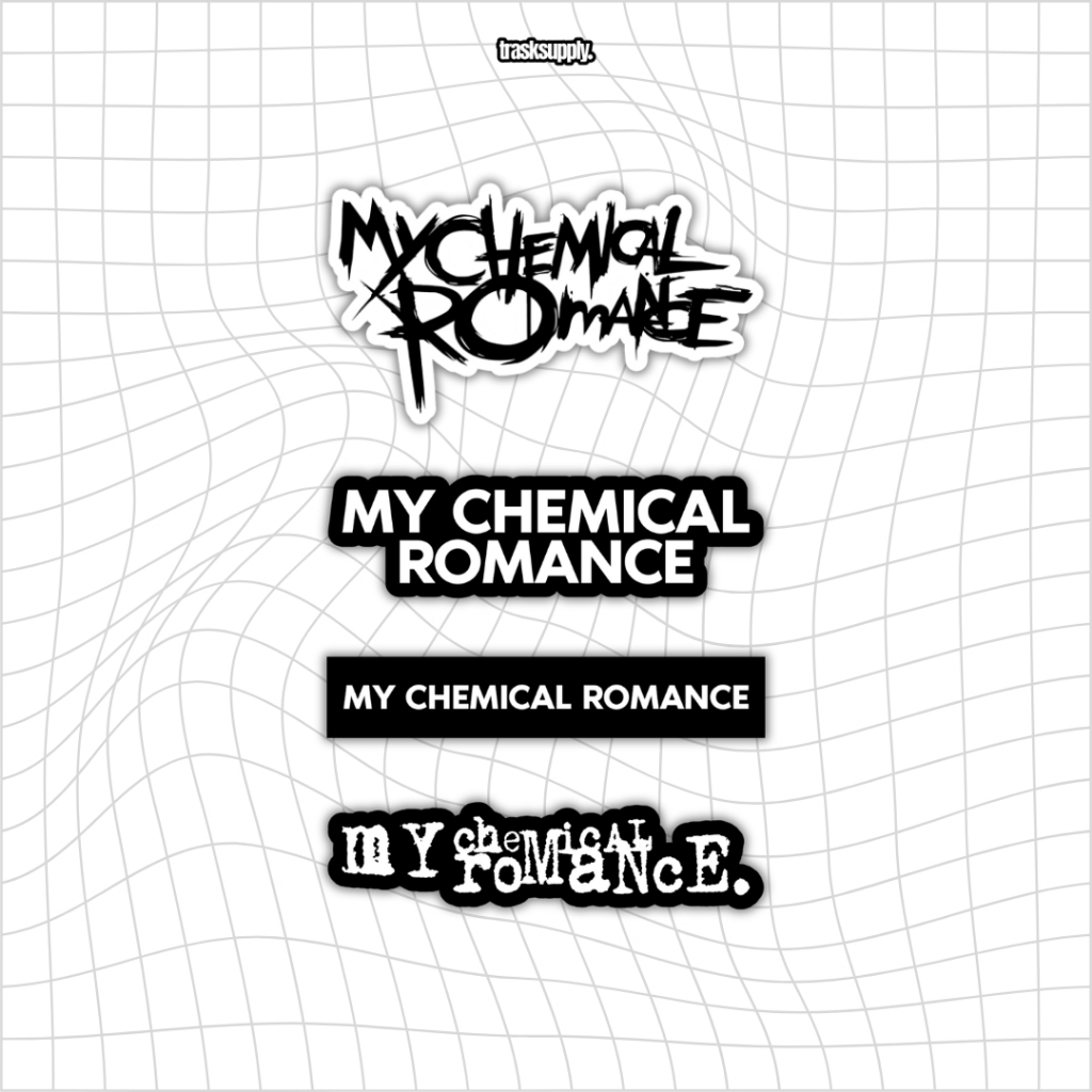 Jual Sticker My Chemical Romance MCR - STICKER BAND | Shopee Indonesia
