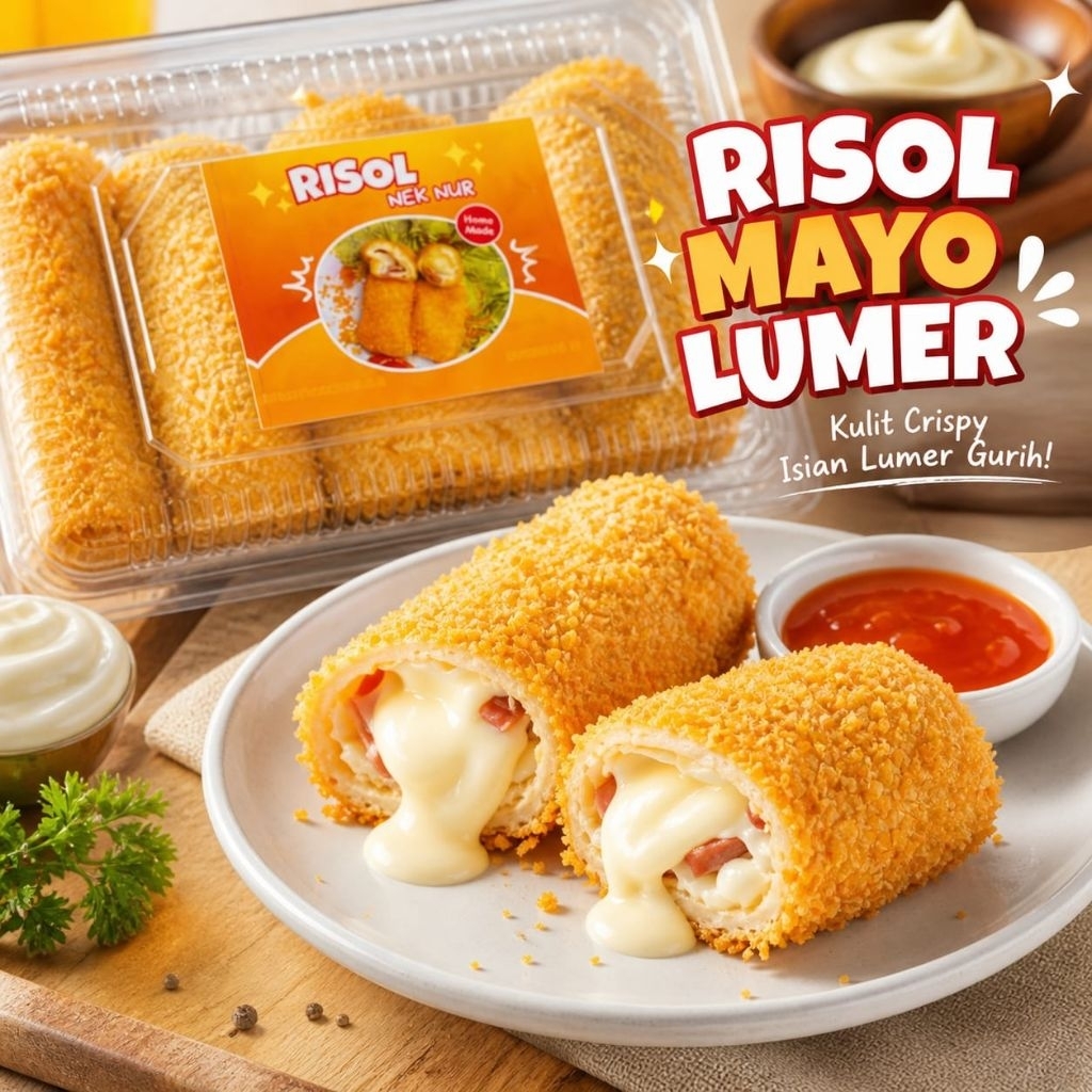 Jual Risol mayo ( frozen ) isi 5pcs | Shopee Indonesia
