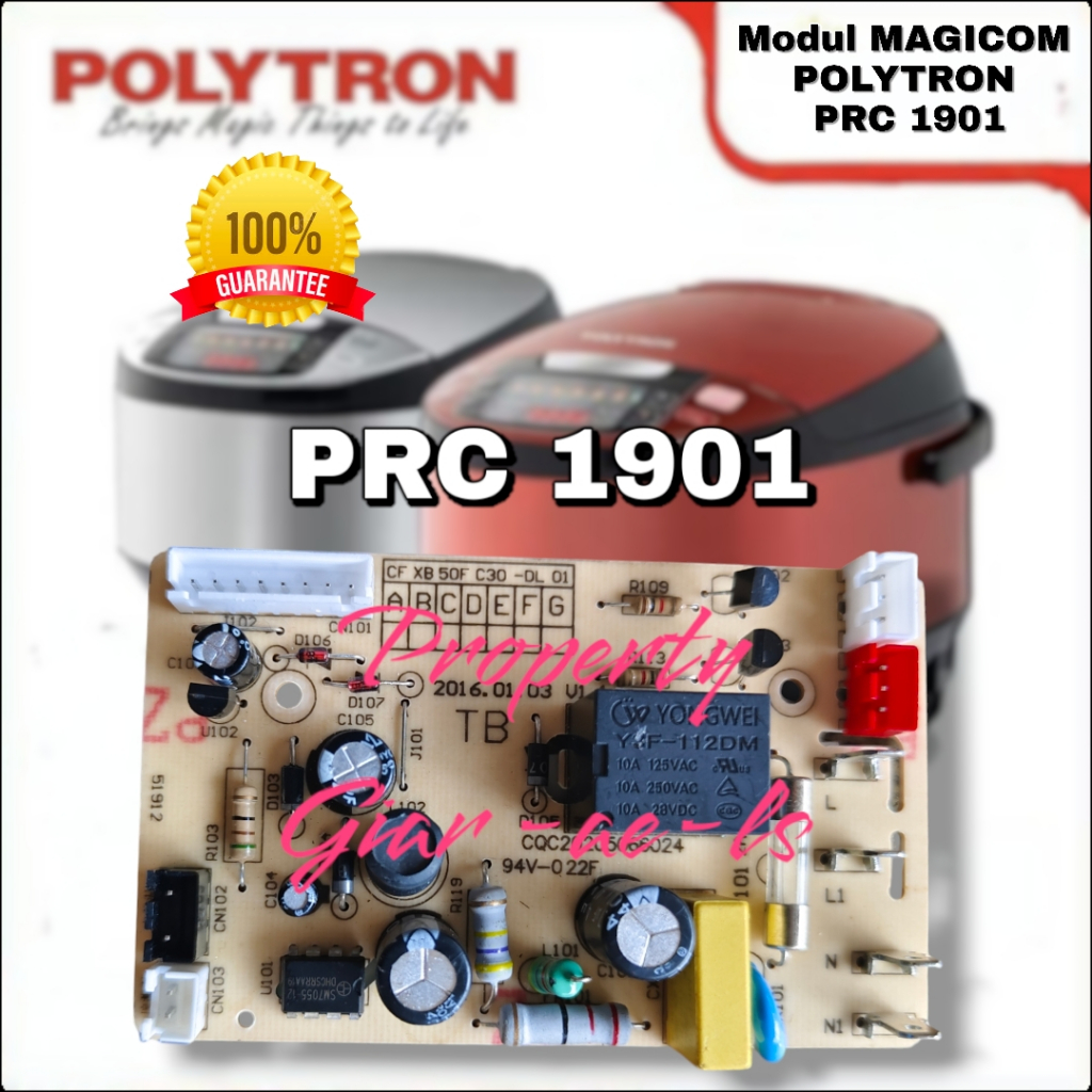 Jual MODUL MAGICOM RICE COOKER POLYTRON PRC 1901 BOARD POWER SUPPLY ...