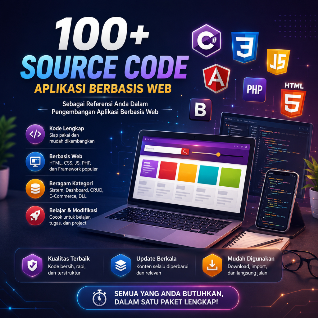 100++ Source Code Aplikasi Berbasis Web