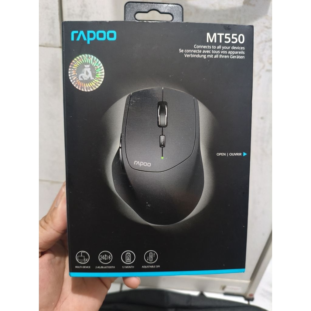 Jual Mouse Wireless RAPOO MT550. BARU (Unboxing) | Shopee Indonesia