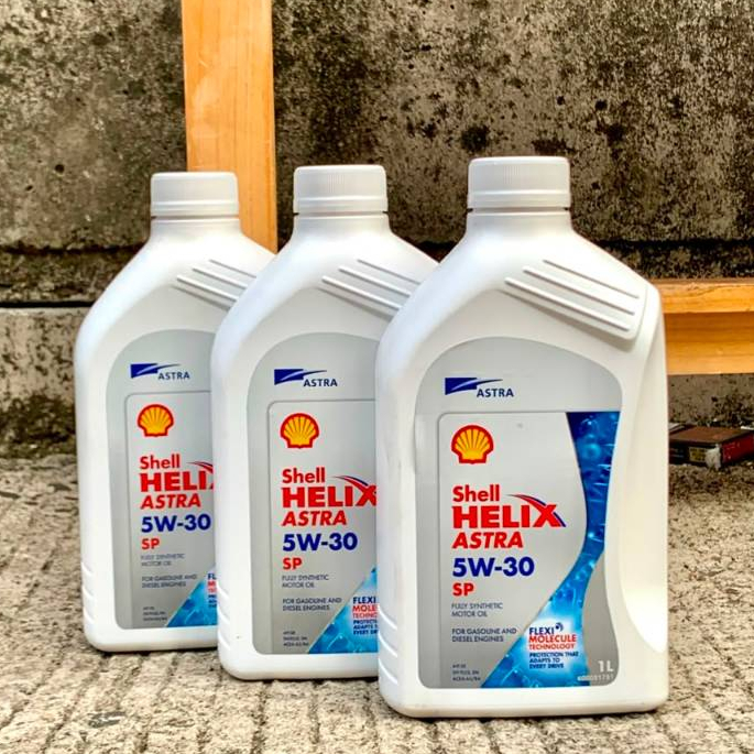 Jual Shell Helix Astra SAE 5W-30 Fully Synthetic Gasolin & Diesel ...