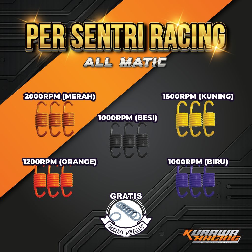 Jual PER SENTRI / PER KAMPAS / PER CENTRY 1000RPM 1200RPM 1500RPM ...