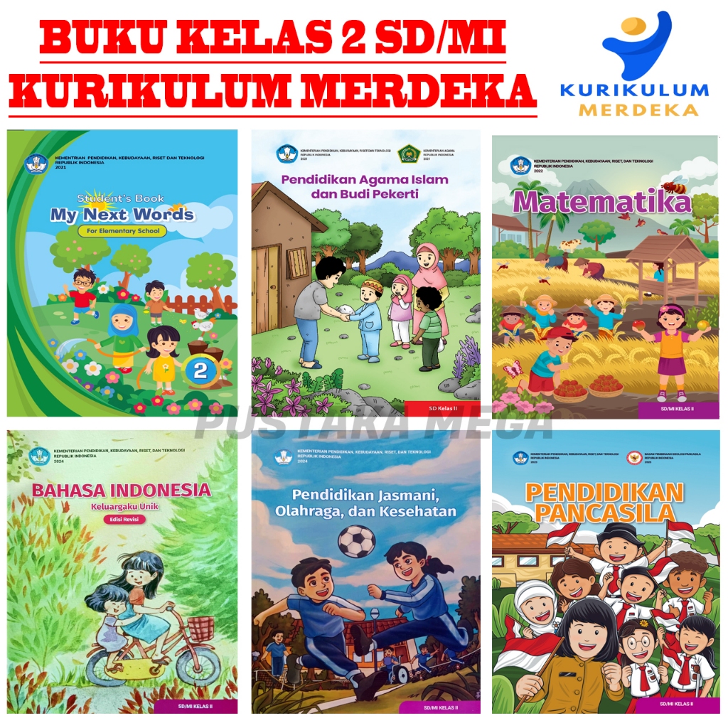 Jual Buku Paket Kelas 2 SD Kurikulum Merdeka | Shopee Indonesia