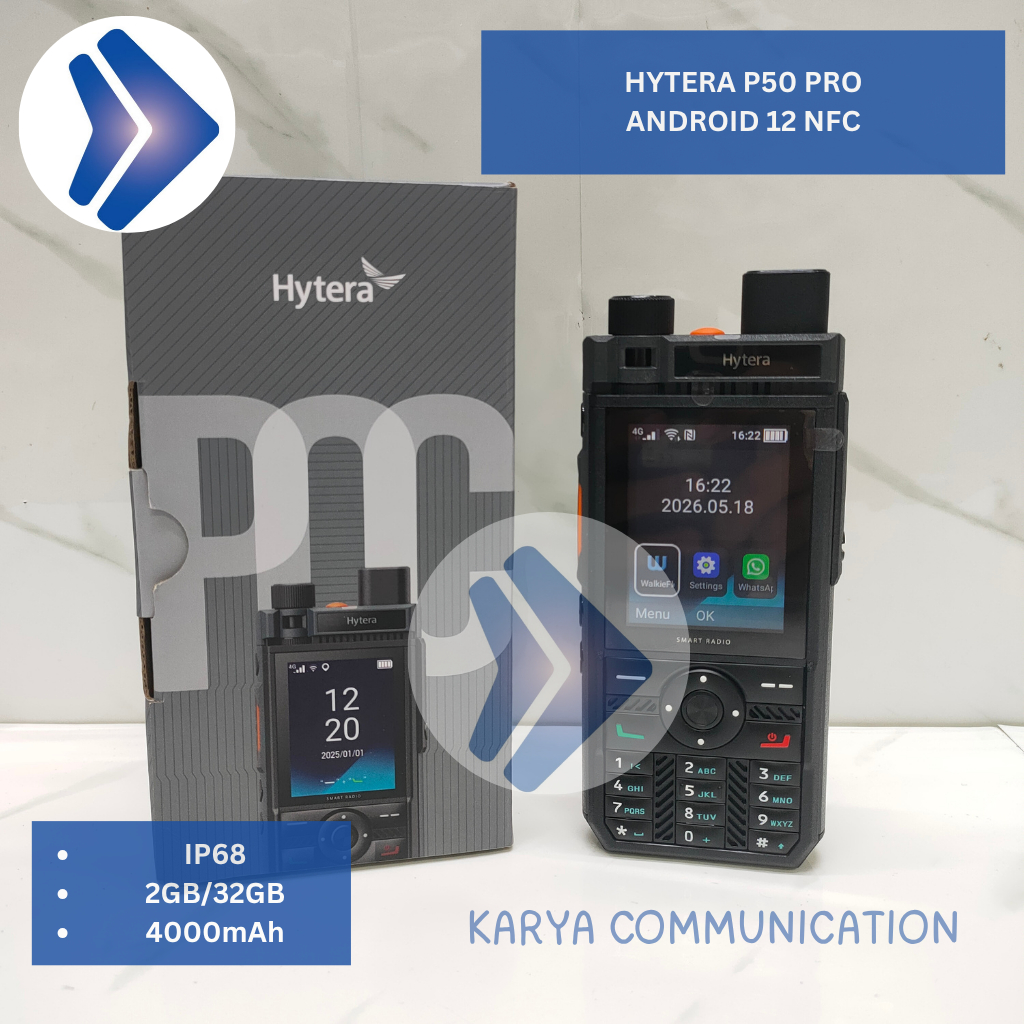 Jual HYTERA P50 Pro HT POC GSM 4G Kamera NFC GPS Original Garansi Resmi ...