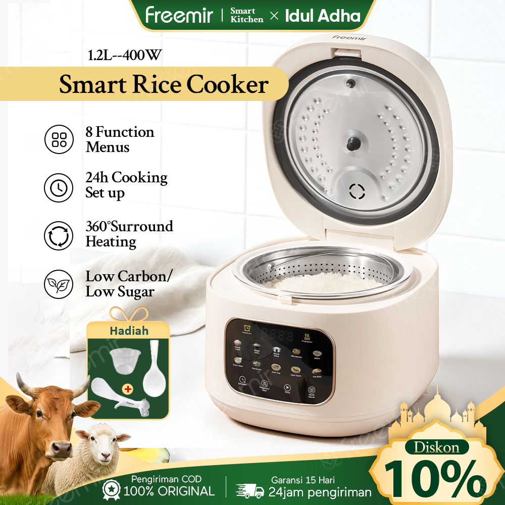 Jual [Promo] freemir Rice Cooker Touchscreen Penanak Nasi 1.5L 400W ...