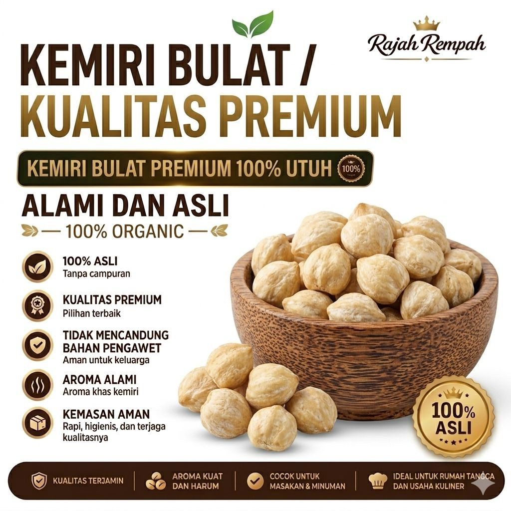 Jual Kemiri 1 kg Terlengkap & Harga Terbaru Juni 2026 | Shopee Indonesia