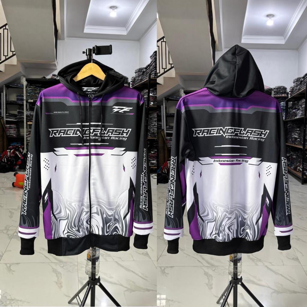 Jual Racing Flash Jaket Racing Full Print Unisex Jaket Motor | Shopee ...