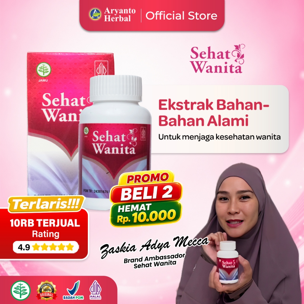 Official Sehat Wanita Original Asli 100% Original Atasi Masalah Kewanitaan dan Promil Keputihan Abnormal Gatal