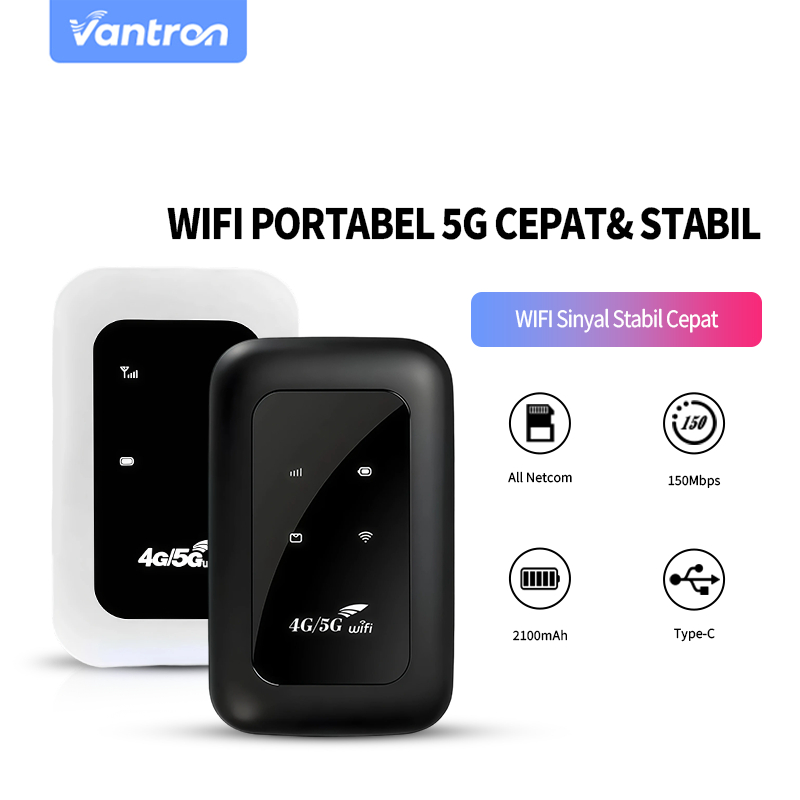 Modem WiFi Portable All Operator | Mini Router wireless | Mifi Hotspot Wifi Saku 300Mbps | Internet Cepat Untuk Rumah Kantor Broadband Travel
