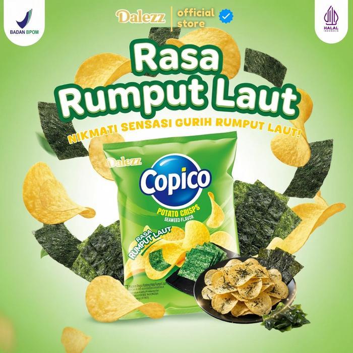Jual COPICO CHIPS Snack Cemilan Kentang Original Rumput Laut Keju Bbq ...
