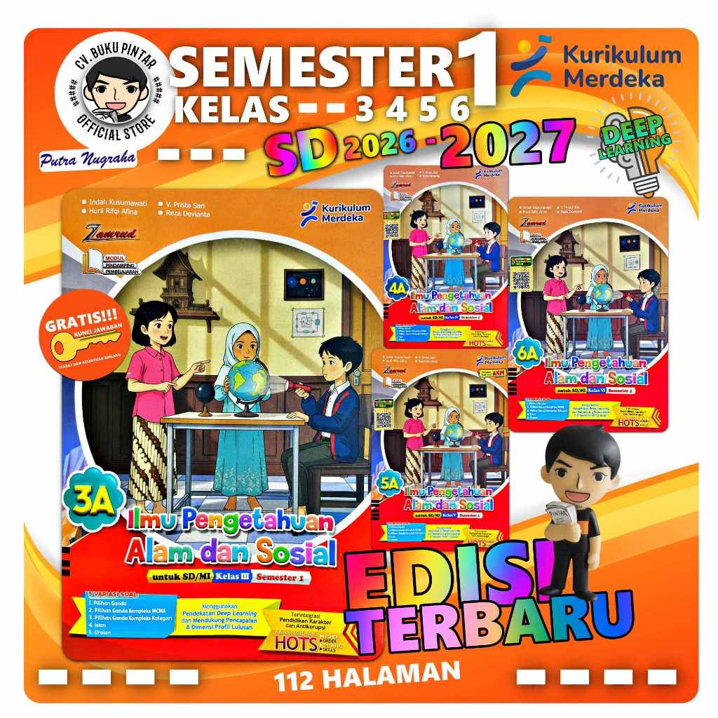 Jual BUKU LKS IPAS IPA & IPS ILMU PENGETAHUAN ALAM DAN SOSIAL KELAS 3 4 ...