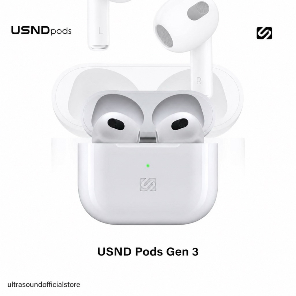 Jual USND Pods Gen 3 Wireless Bluetooth Earphone TWS Mini Earbuds Bass ...