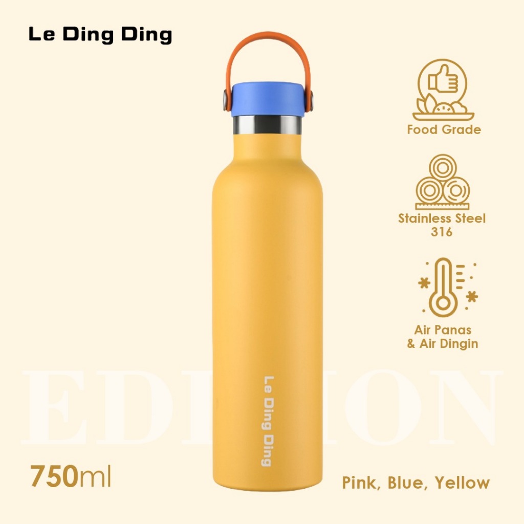 LeDingDing Tumbler SUS316 750ml Anti Karat 24 Jam