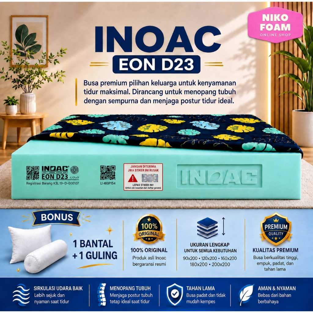Jual Inoac Kasur Busa Asli Terlengkap & Harga Terbaru Agustus 2026 ...
