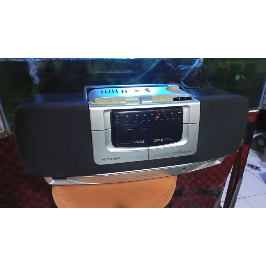 Jual radio tape mini compo polytron grand BAZZOKE GB-331CI | Shopee ...