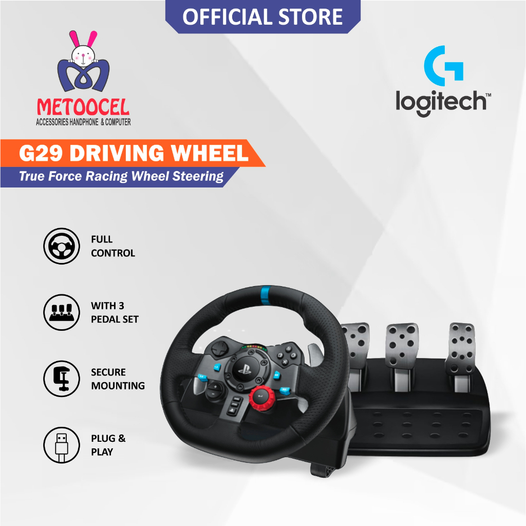 Jual Driving Logitech G29 Driving Force Racing Wheel and Pedal for PC ...