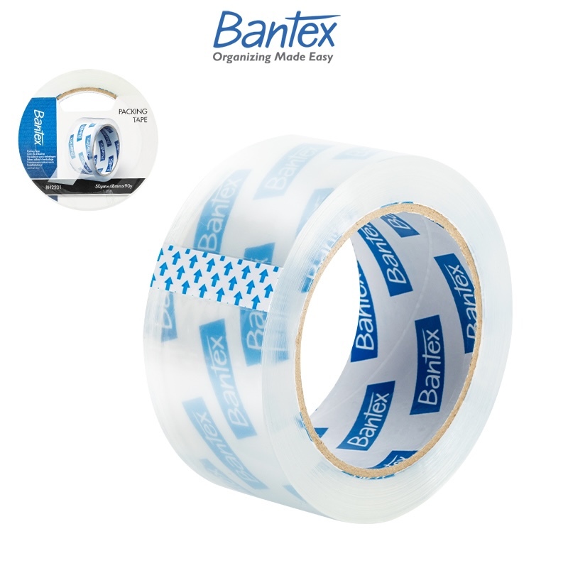 Bantex Lakban Bening / Packing Tape Transparan 48 mm Kualitas Terbaik BH220X