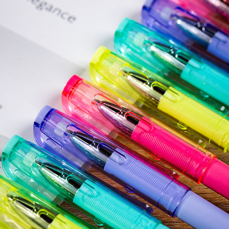 Bantex Pulpen Gel Pen Tip 0.5 mm Tinta Cepat Kering Grip Matte BG1101 (6)