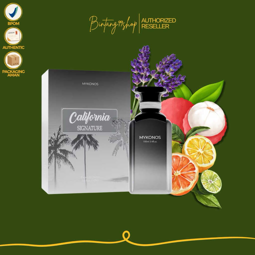 Jual MYKONOS CALIFORNIA SIGNATURE 100ML & 50ML [RESELLER RESMI ...