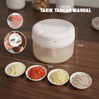 (fashionstar9) Blender Chopper 2L Stainless Food Processor Penggiling Daging Bumbu Buah Sayur Portable