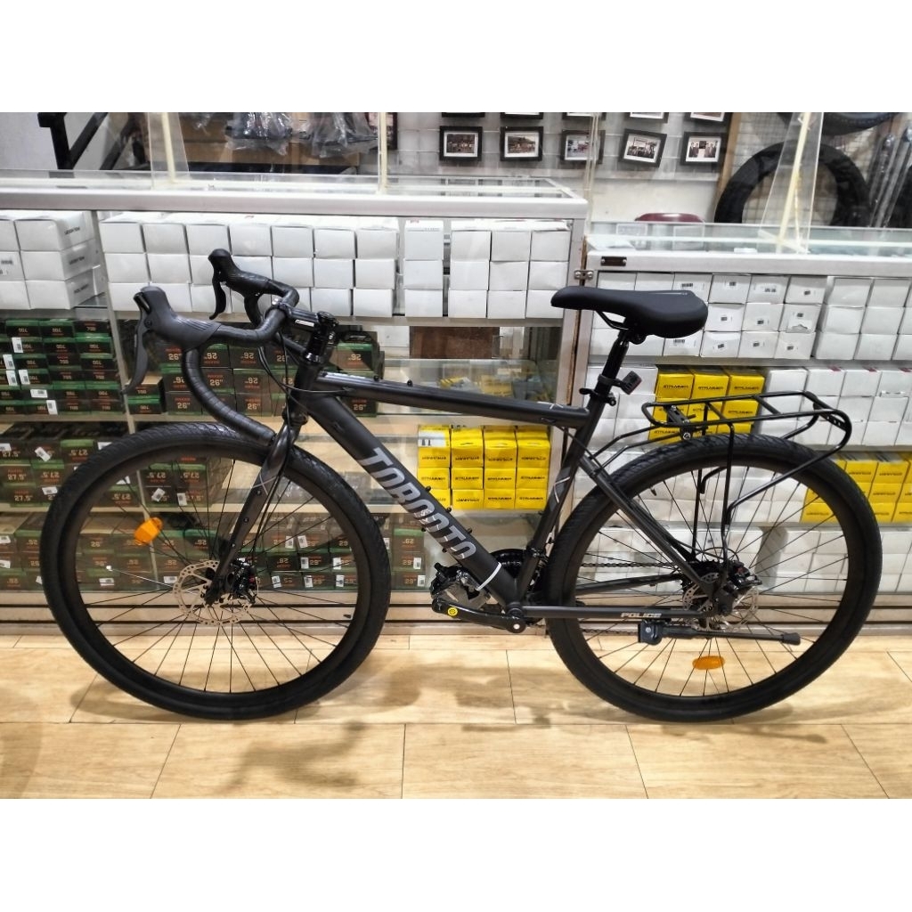 Jual Sepeda Gravel Police Toronto XTRM 2x8 Speed 700C | Shopee Indonesia