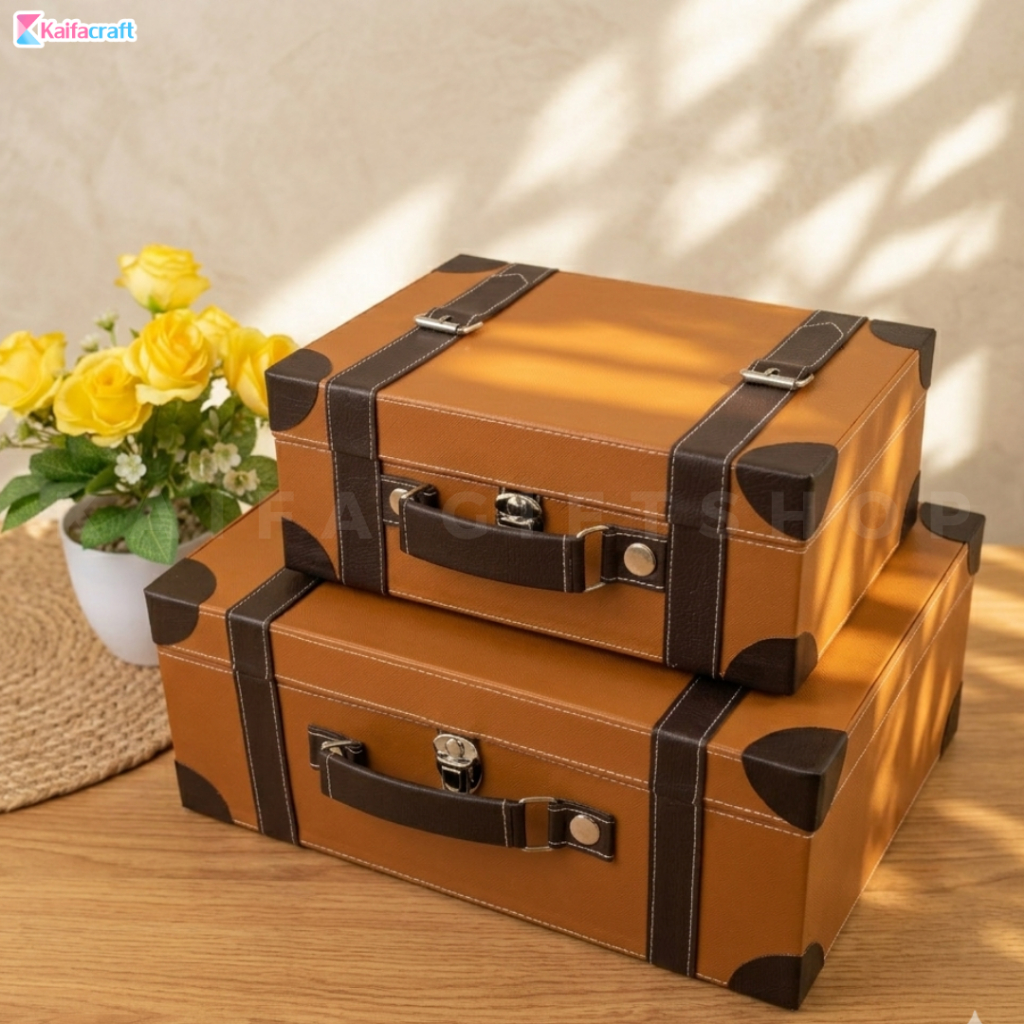 Jual Box Hampers Premium Koper Kulit Imitasi | Box Parcel Souvenir ...