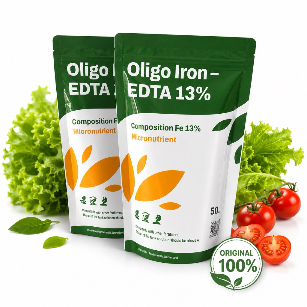 Pupuk Oligo Fe EDTA 13% - Solusi Tanaman Hidroponik Bebas Kuning 1 kg