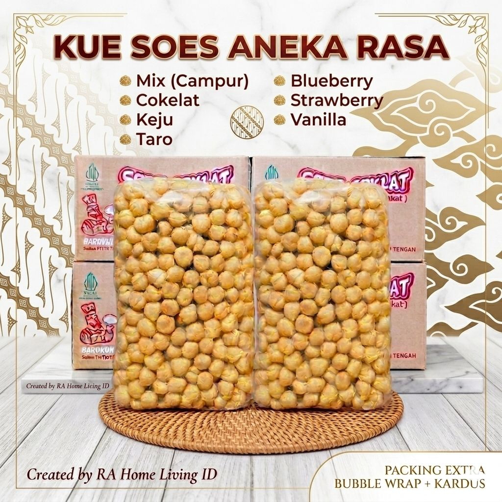 Jual 1KG SOES 7 RASA - MIX COKLAT KEJU BLUEBERRY STRAWBERRY TARO ...
