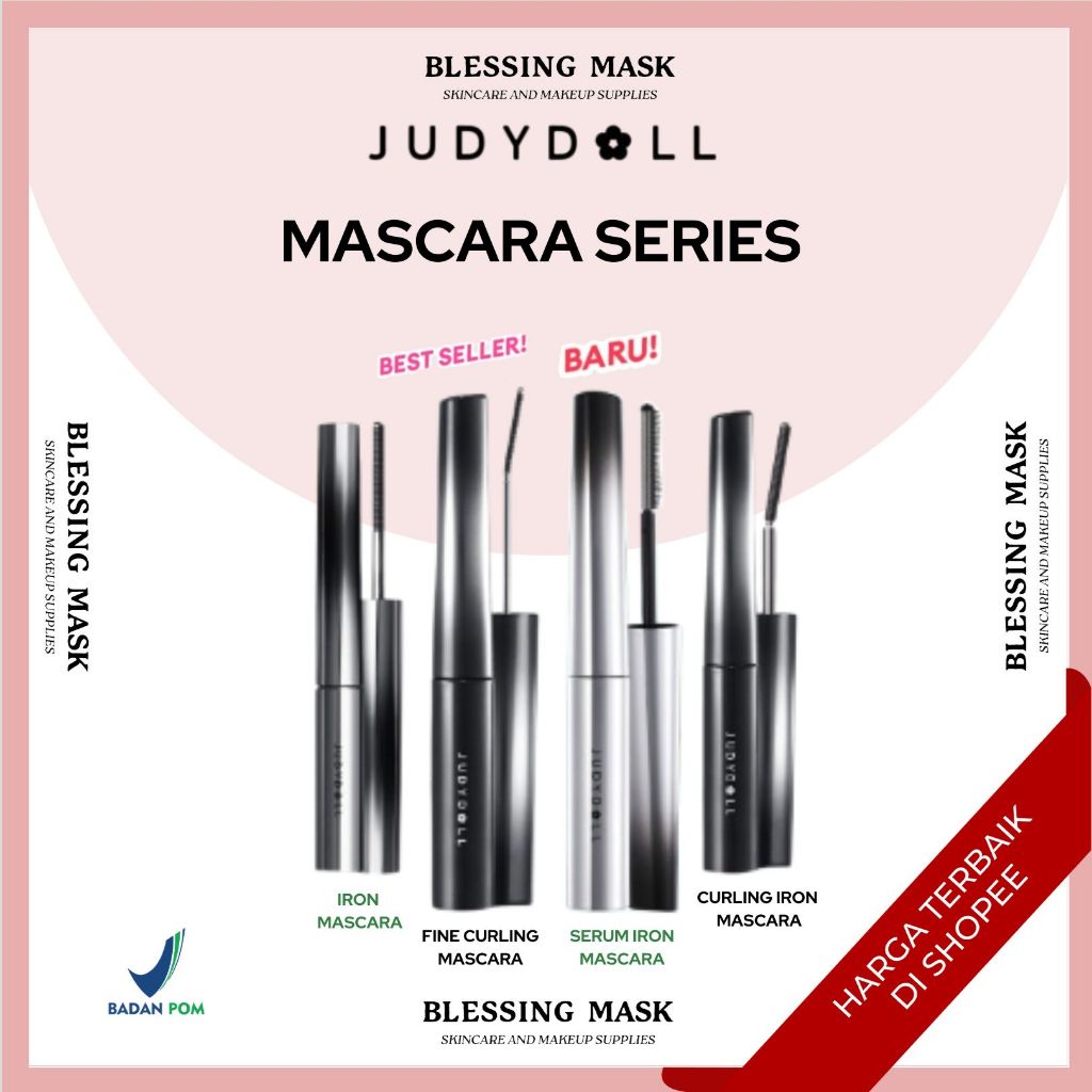 Jual Judydoll Iron Mascara - Maskara Besi Waterproof | Lentik Natural ...