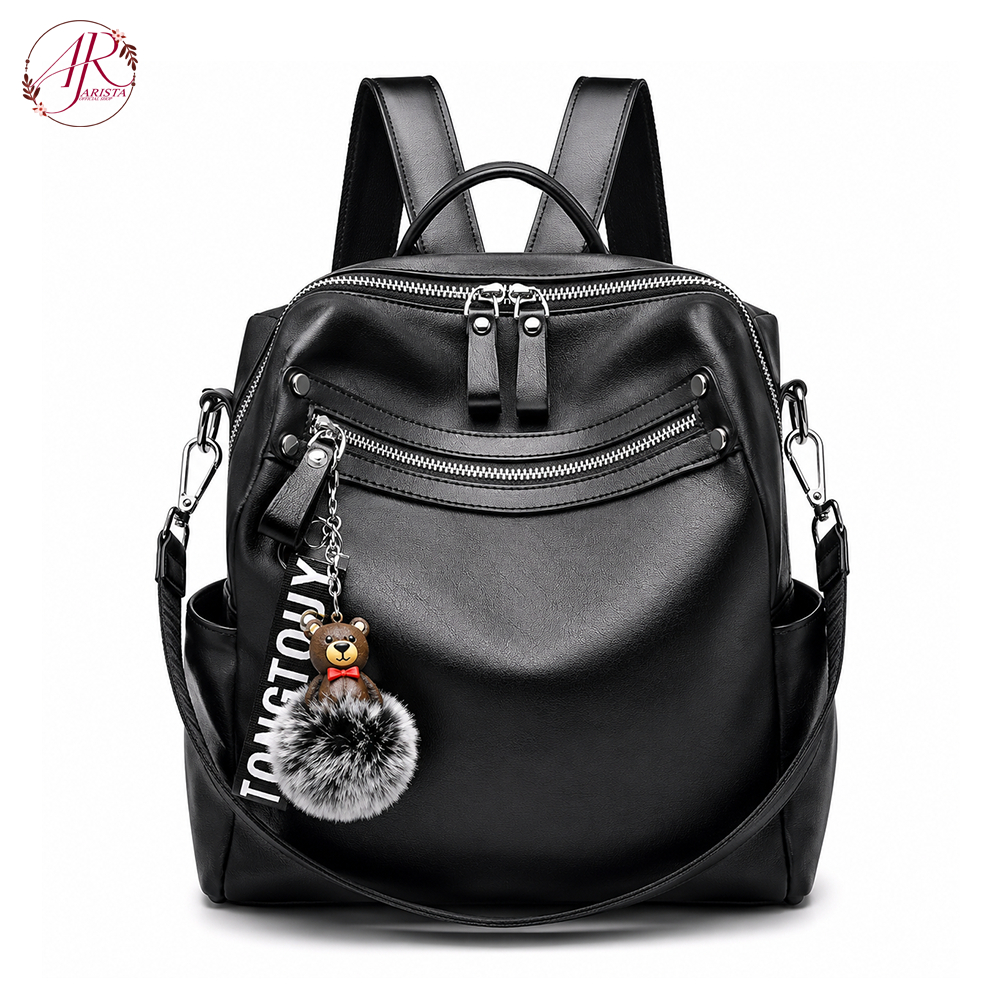 Jual TAS RANSEL MULTIFUNGSI SYLVIE ZIPPER MARSHA Korean College ...