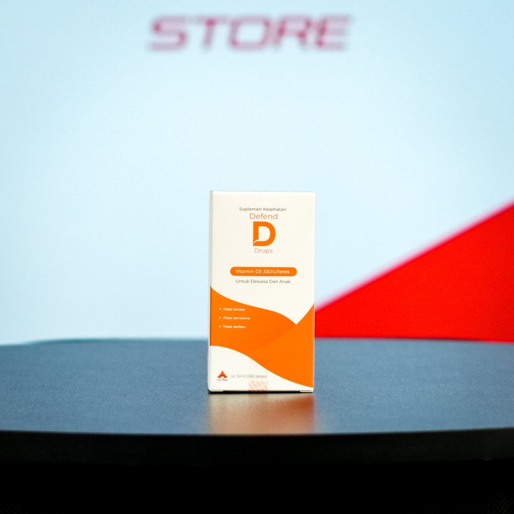 Jual Defend D Drops Vitamin D3 330 IU / Tetes 15 ML Isi 550 Tetes ...