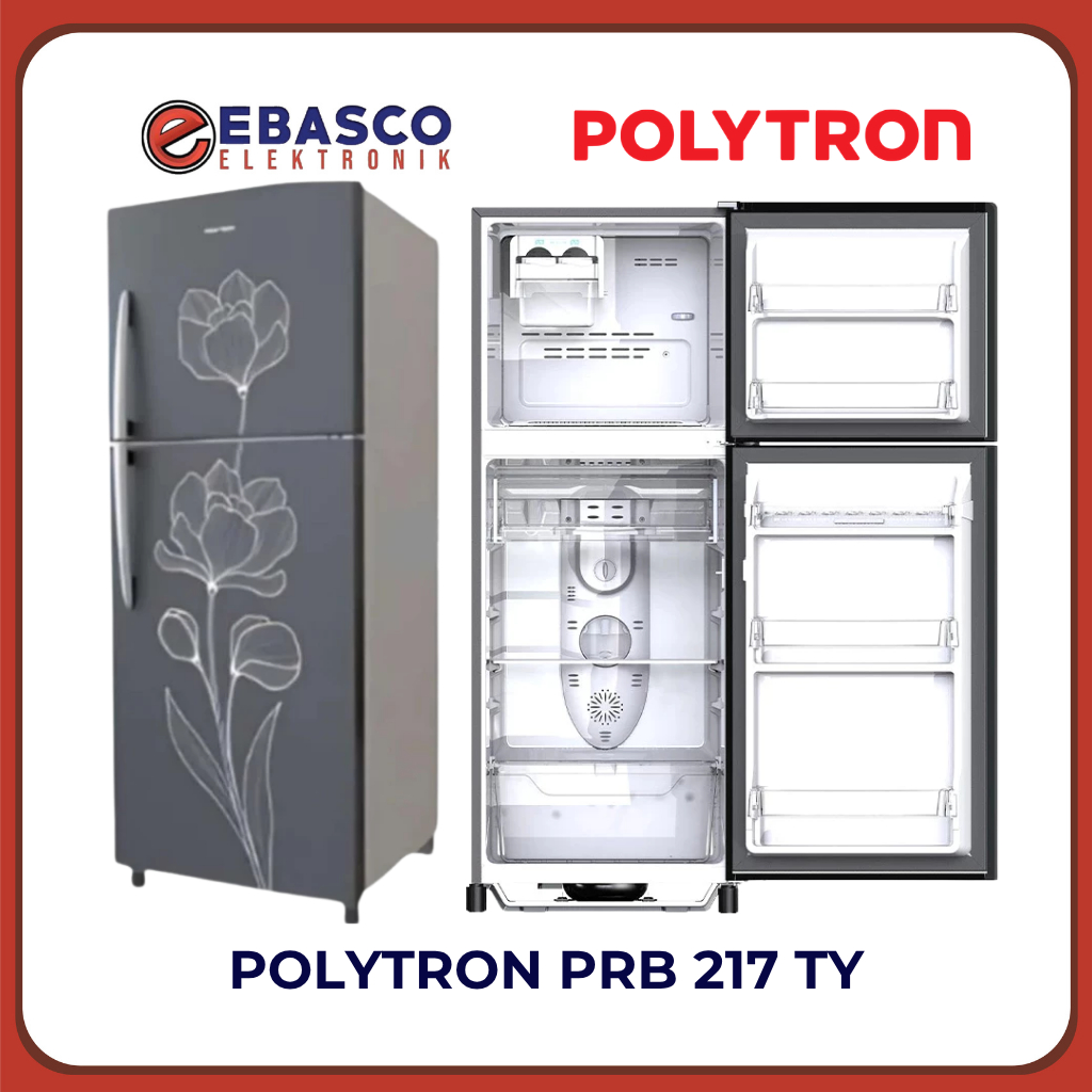 Jual POLYTRON Kulkas PRB 217 TY 2 Pintu Kapasitas 210 Liter Garansi ...
