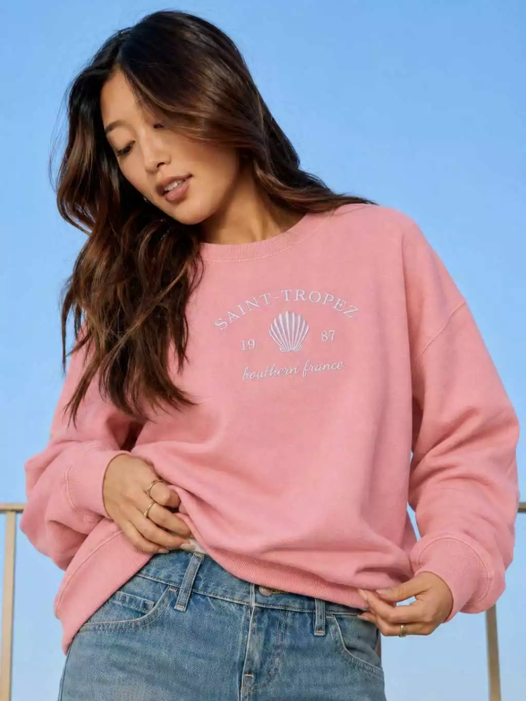 Sweatshirt Oversize Supersoft HLS Saint Tropez 1987 - 2543