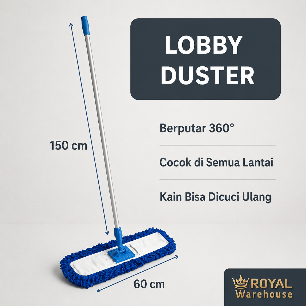 Jual Set Lobby Duster 80 Cm | 60 Cm Lengkap Frame Kain Gagang Handgrip ...