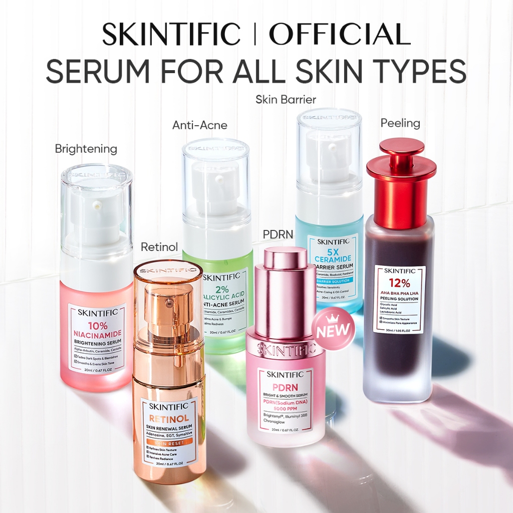 Skintific Serum Collection Glowing Anti-Aging Brightening