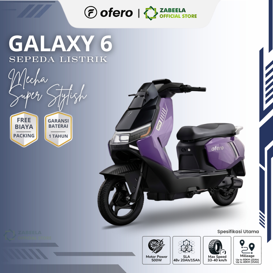 OFERO Galaxy 6 - Sepeda Listrik
