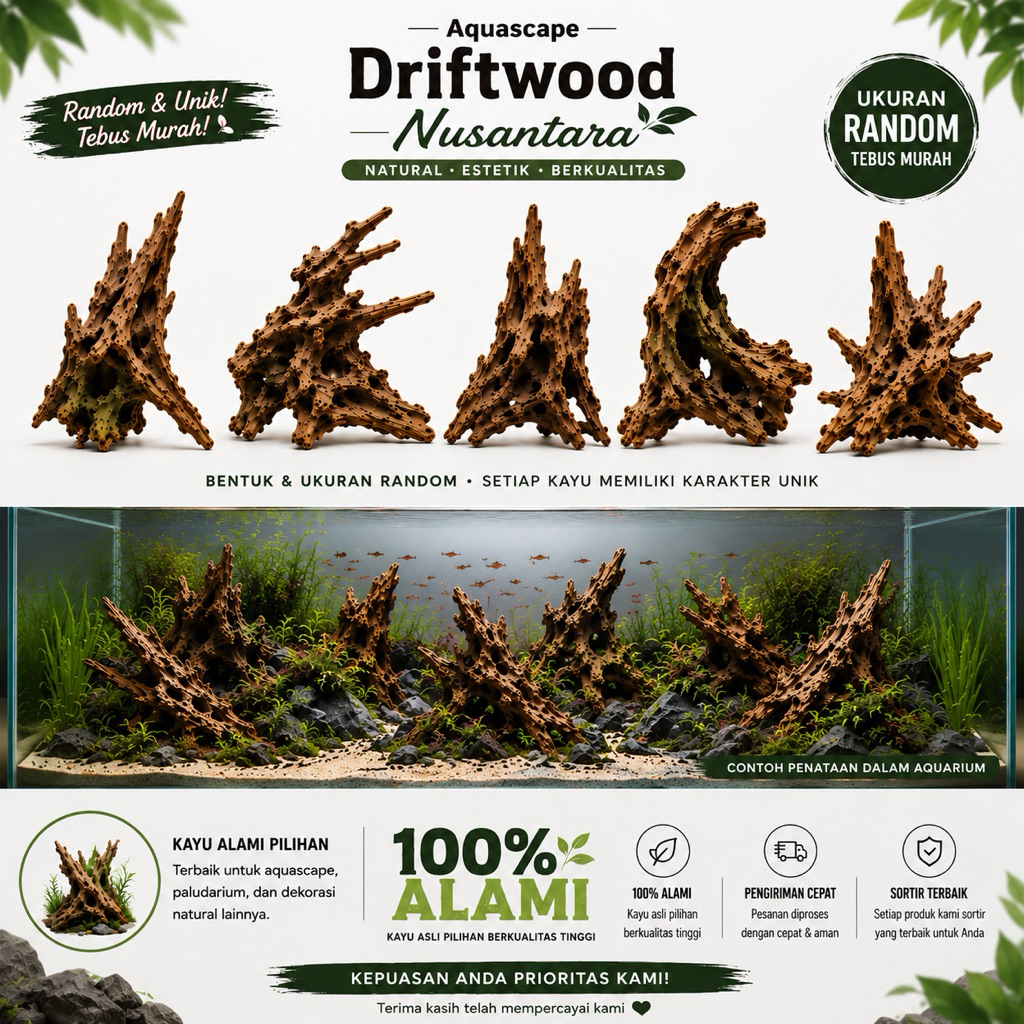 Jual Aquascape Kayu Rentek Terlengkap & Harga Terbaru Juli 2026 ...