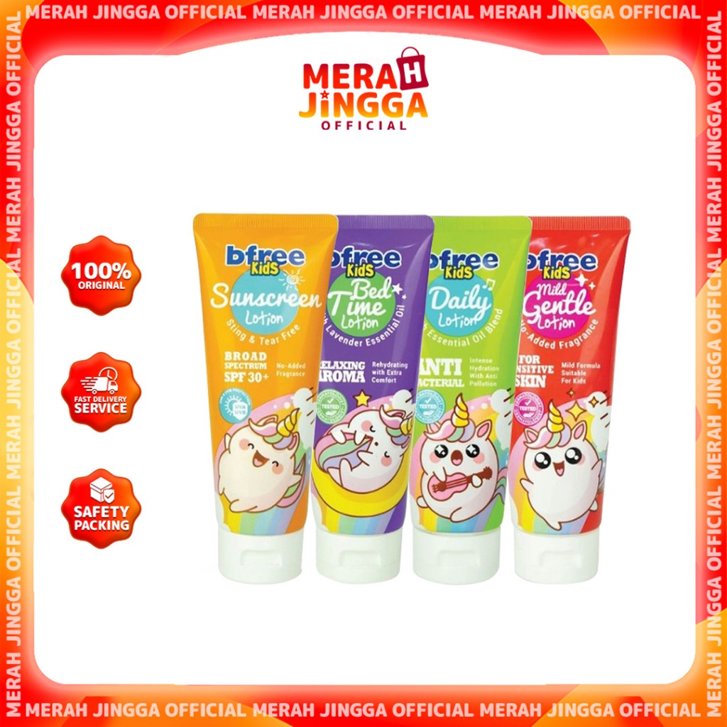 Jual Bfree Kids Sunscreen Lotion 100ml | Merah Jingga official | Shopee ...