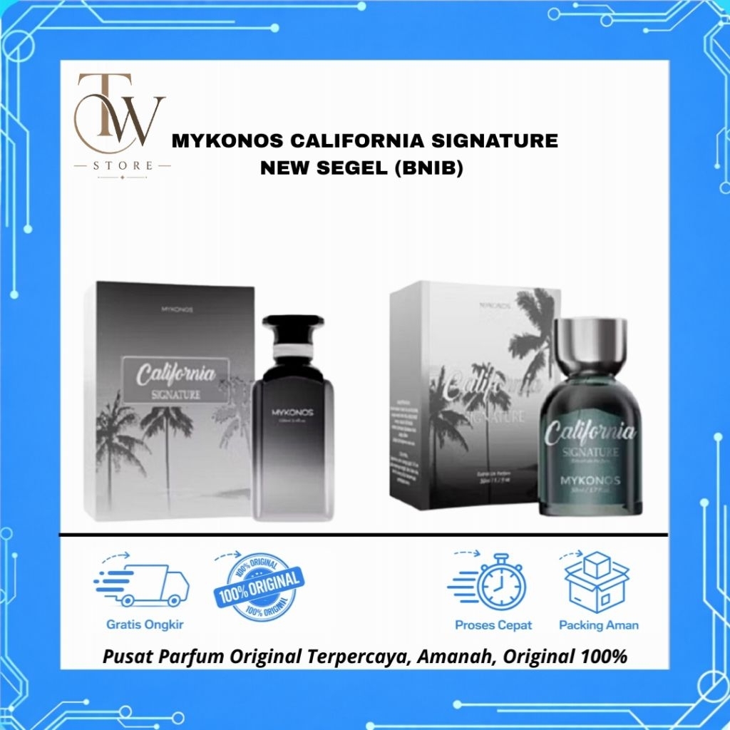 Jual Mykonos | California Signature Original Extrait de Parfum 100ml ...