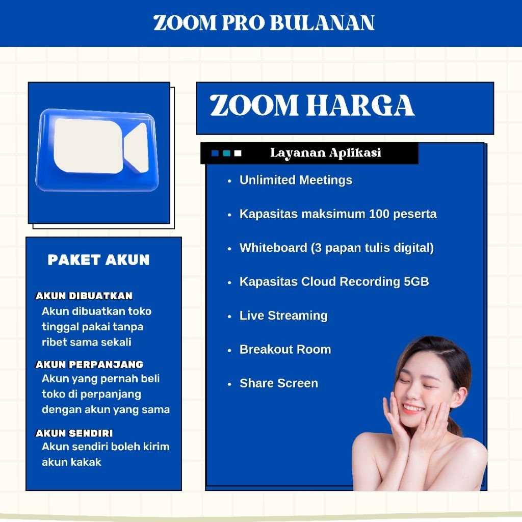 Meeting AI Z00M PR0 100 Peserta 1 Bulan