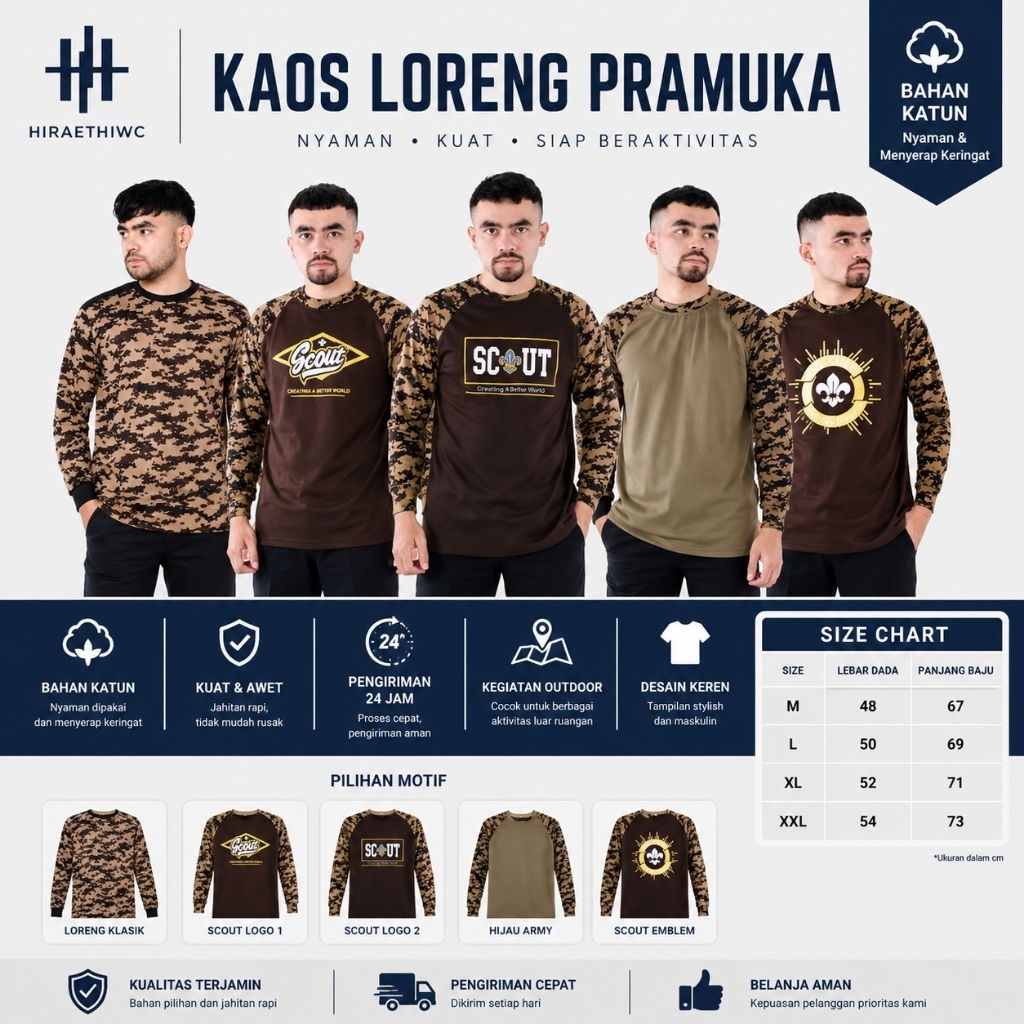 Jual Baju Loreng Terlengkap & Harga Terbaru Juli 2026 | Shopee Indonesia
