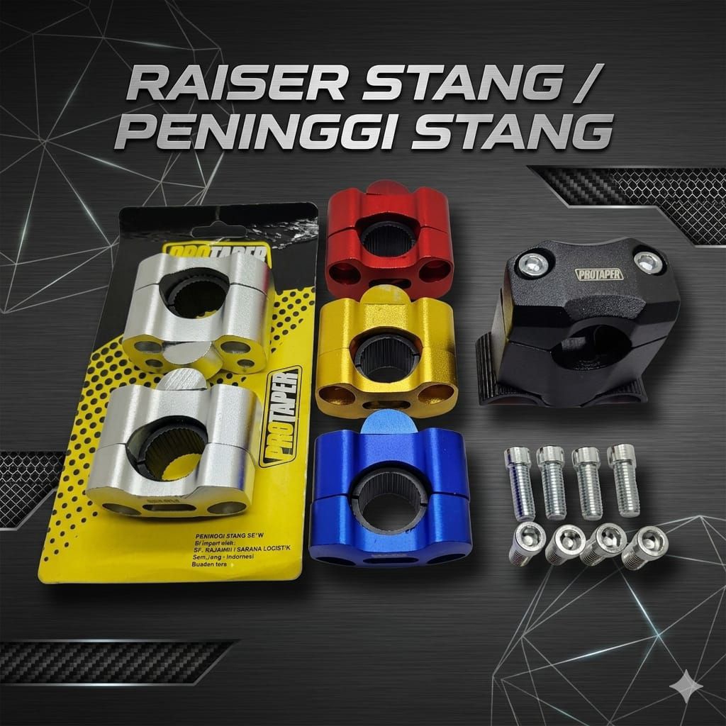 Jual RAISER PENINGGI STANG - RAISER STANG BAHAN CNC PROTAPER UNIVERSAL ...
