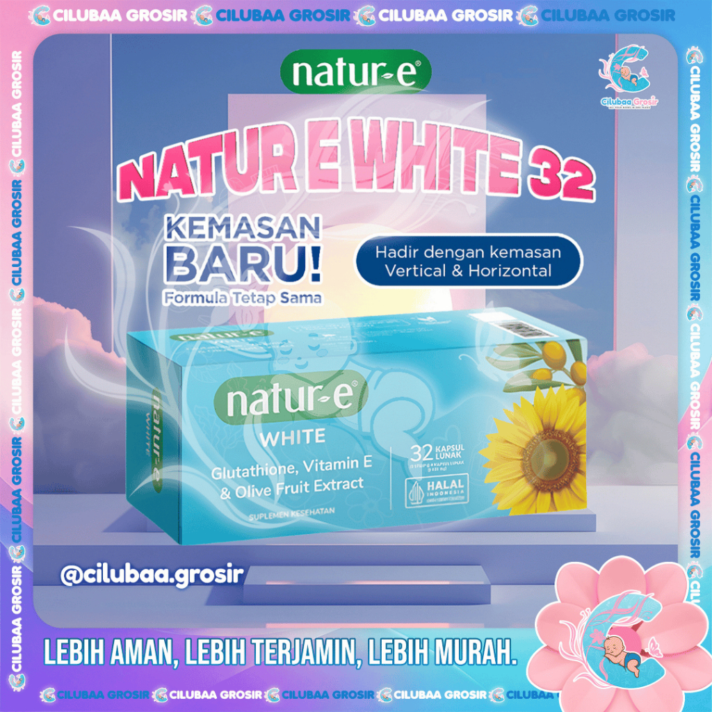 natur e glutathione Promo NATUR-E WHITE | dengan vitamin ,L-glutathione dan olive fruit extract - Box isi 16 kapsul di Apotekbenevit NatureBell Glutathione Supplement 2,000mg Per