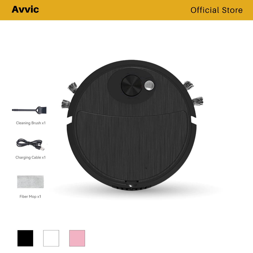 Avvic x Vacum Cleaner Robot Mini 8088 Pembersih Lantai Smart Sweeping Robot Vacuum Cleaner Automatic