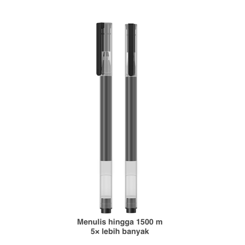 [6PCS] Pulpen Gel Pen 5X Lebih Banyak 0.5 mm Isi Tinta Bantex BG1014 (2)