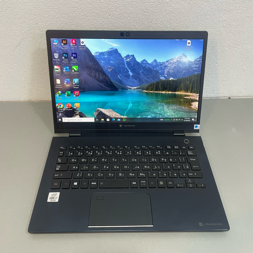 Jual laptop slim toshiba Dynabook G83/FR /FPintel i5 gen 10 ram 8