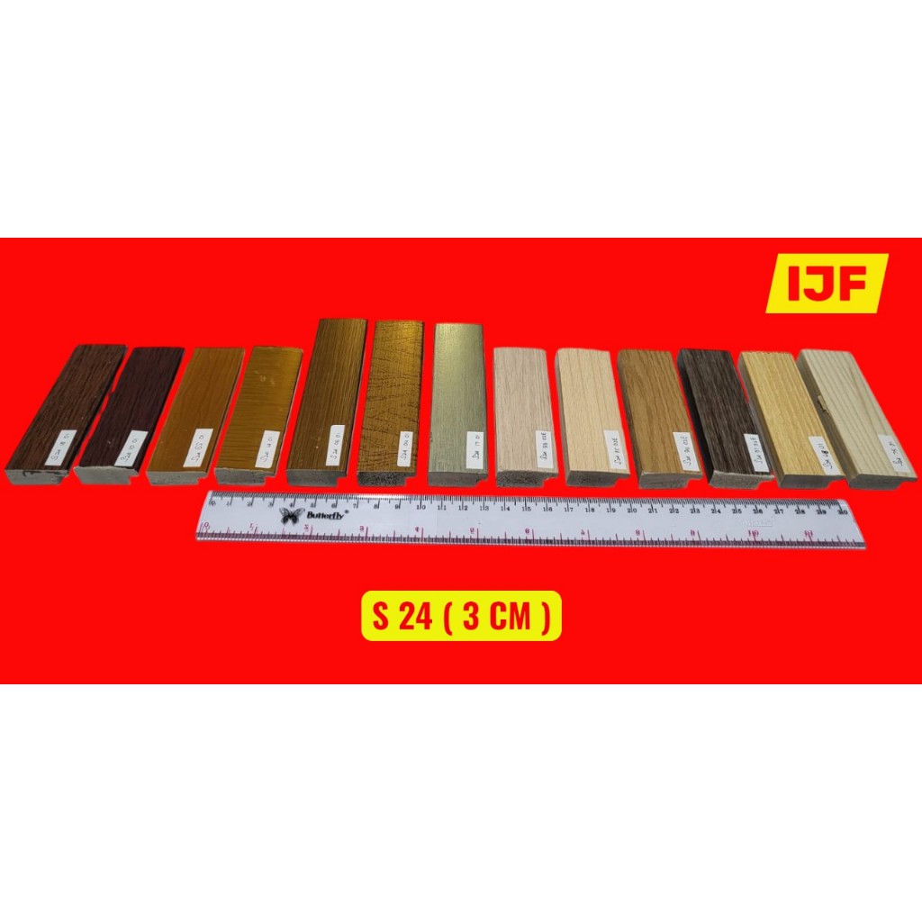 Jual Fiber Batangan Bingkai Minimalis PolyFrame S24 (3cm) | Shopee ...